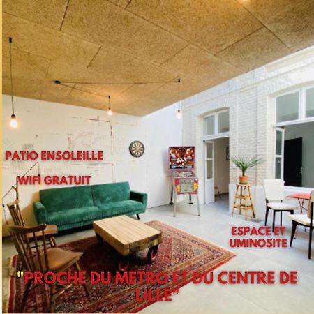 Oasis Urbaine - Spacieux Et Calme Avec Patio Lille Dış mekan fotoğraf